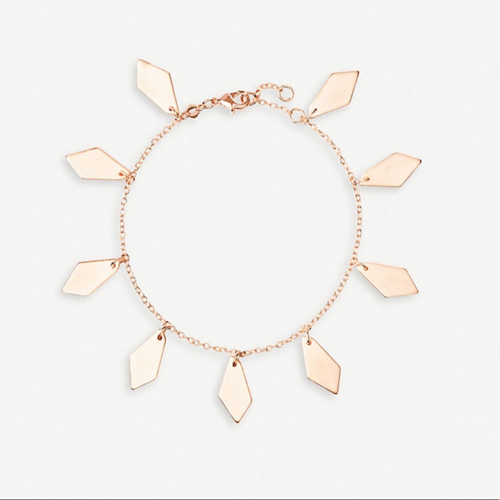 Kendra Scott Pike rose gold chain bracelet